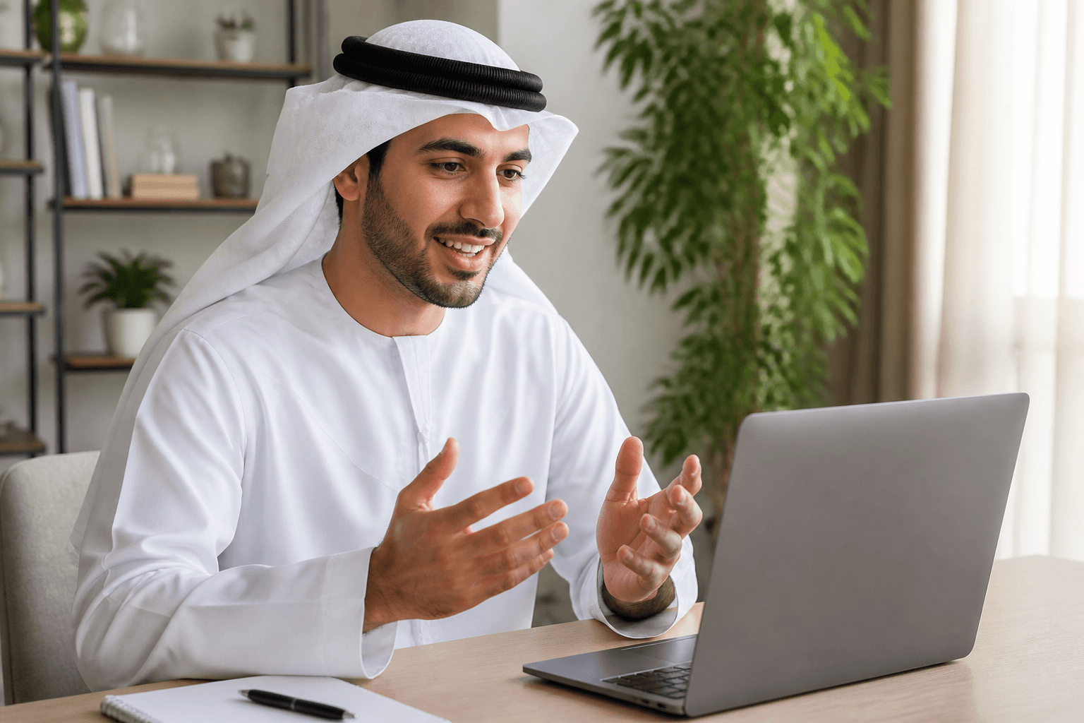متعلم يبدأ اختبار المستوى على قصبة إنجليش